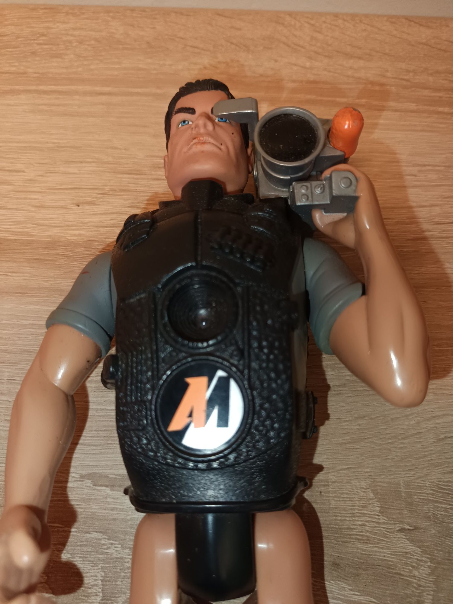 Figurka ACTION Man  operator  kamery z wbudowanym aparatem unikat 1998