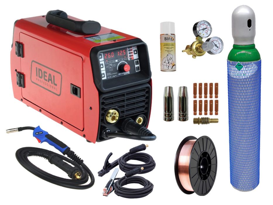 Zestaw TECNO MIG 202 MIG/TIG/MMA Synergia VRD