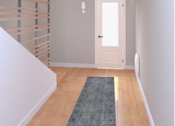 Tapete runner blue