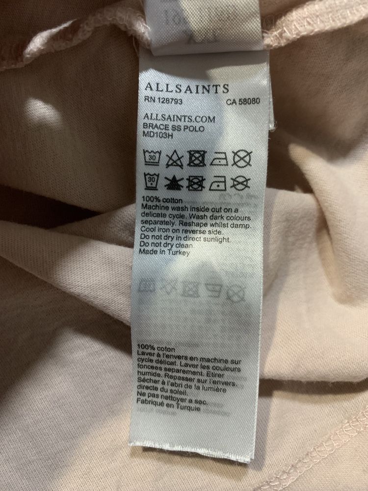 Allsaints Brace Polo поло New!