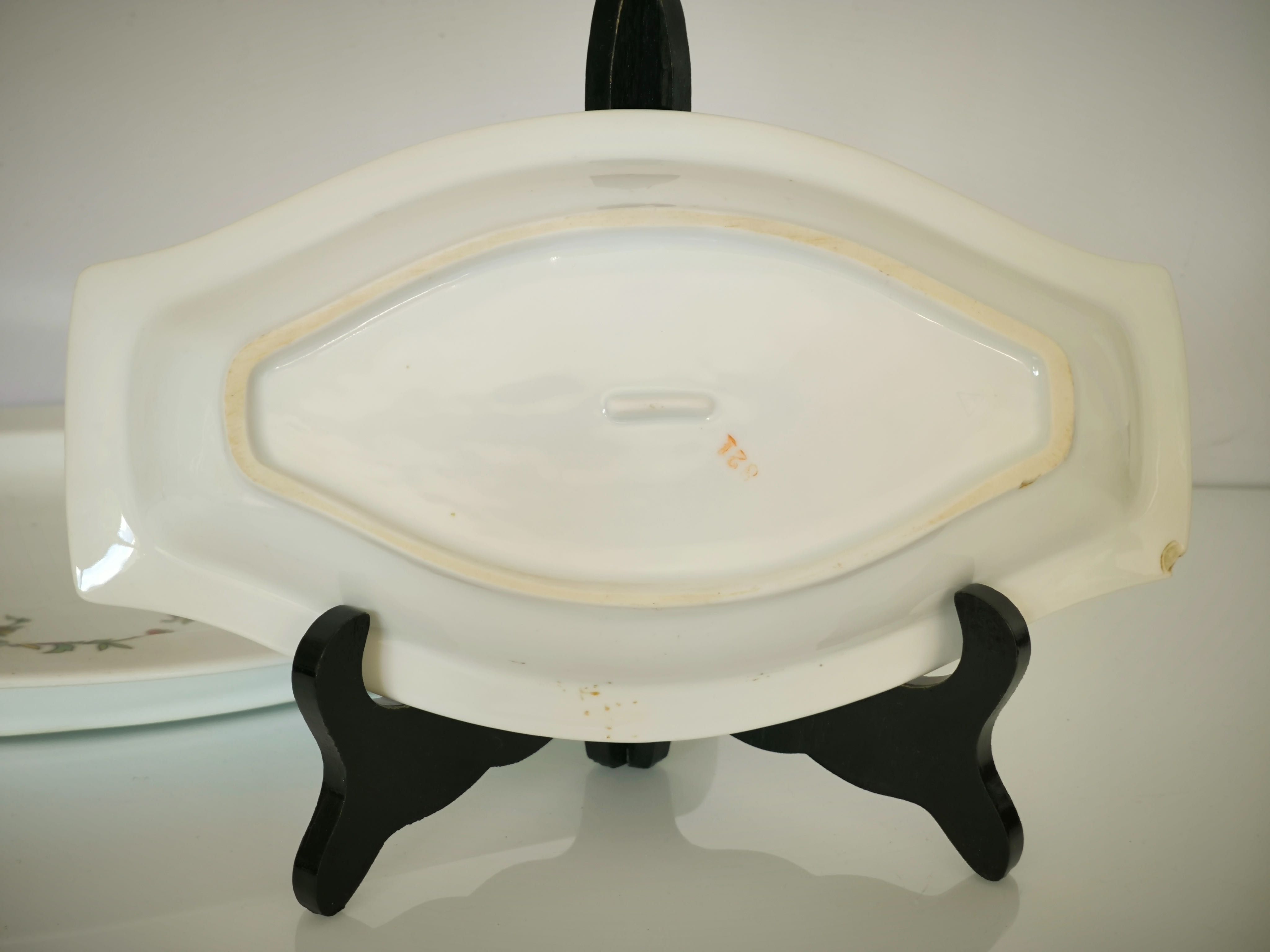 Patera Ćmielów Porcelana przedwojenna fason Lwów lata 30 dwie sztuki