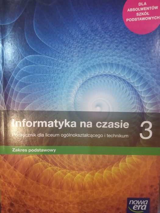 Zestaw książek kl.3 szkoły średnie