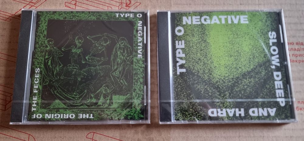 Type O Negative CD фірма запаковані