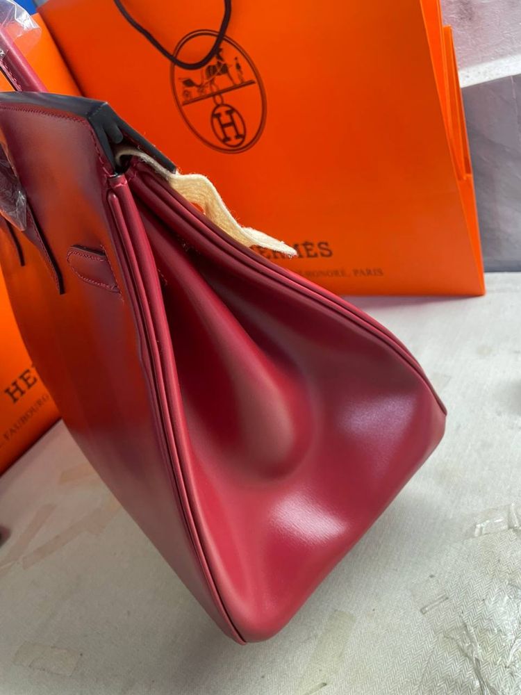 Hermes в коже box 35