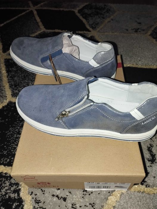 Skórzane buty Lasocki dla dziewczynki rozmiar 35