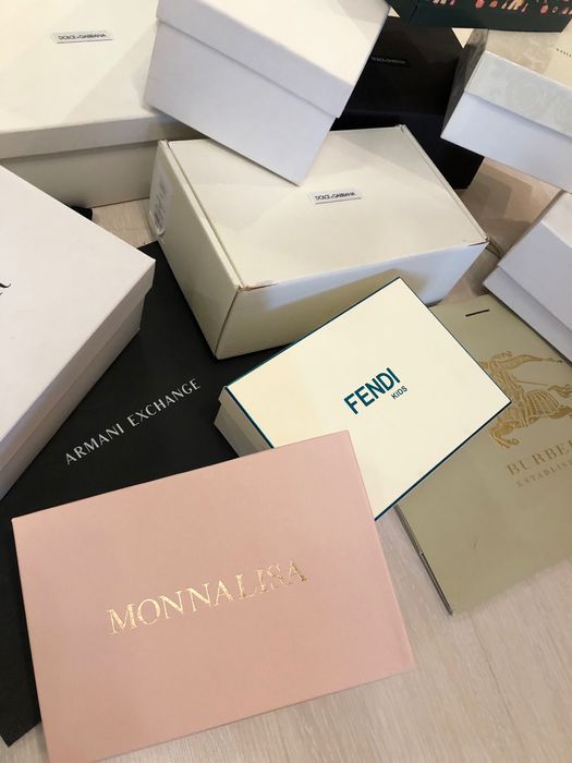 Коробка брендова пакет dolce gabbana armani fendi