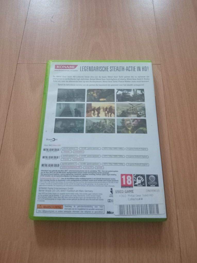 Gra metal gear solid hd collection xbox 360