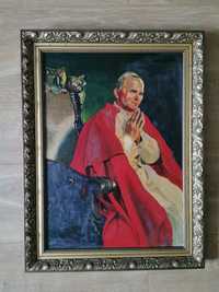 Obraz ręcznie malowany Jana Pawła II