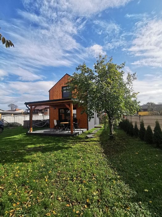 Dom szkieletowy z piękną działką - gotowy do zamieszkania