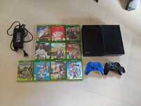 Xbox one +10 gier w zestawie z dwoma padami