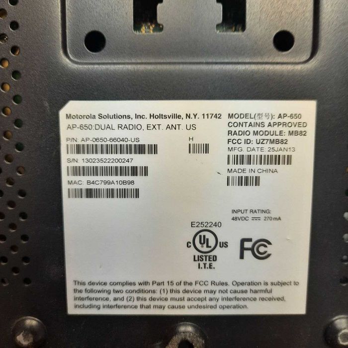 Motorola RFS-6010 бездротовий контролер  + Motorola AP 650 (5шт)