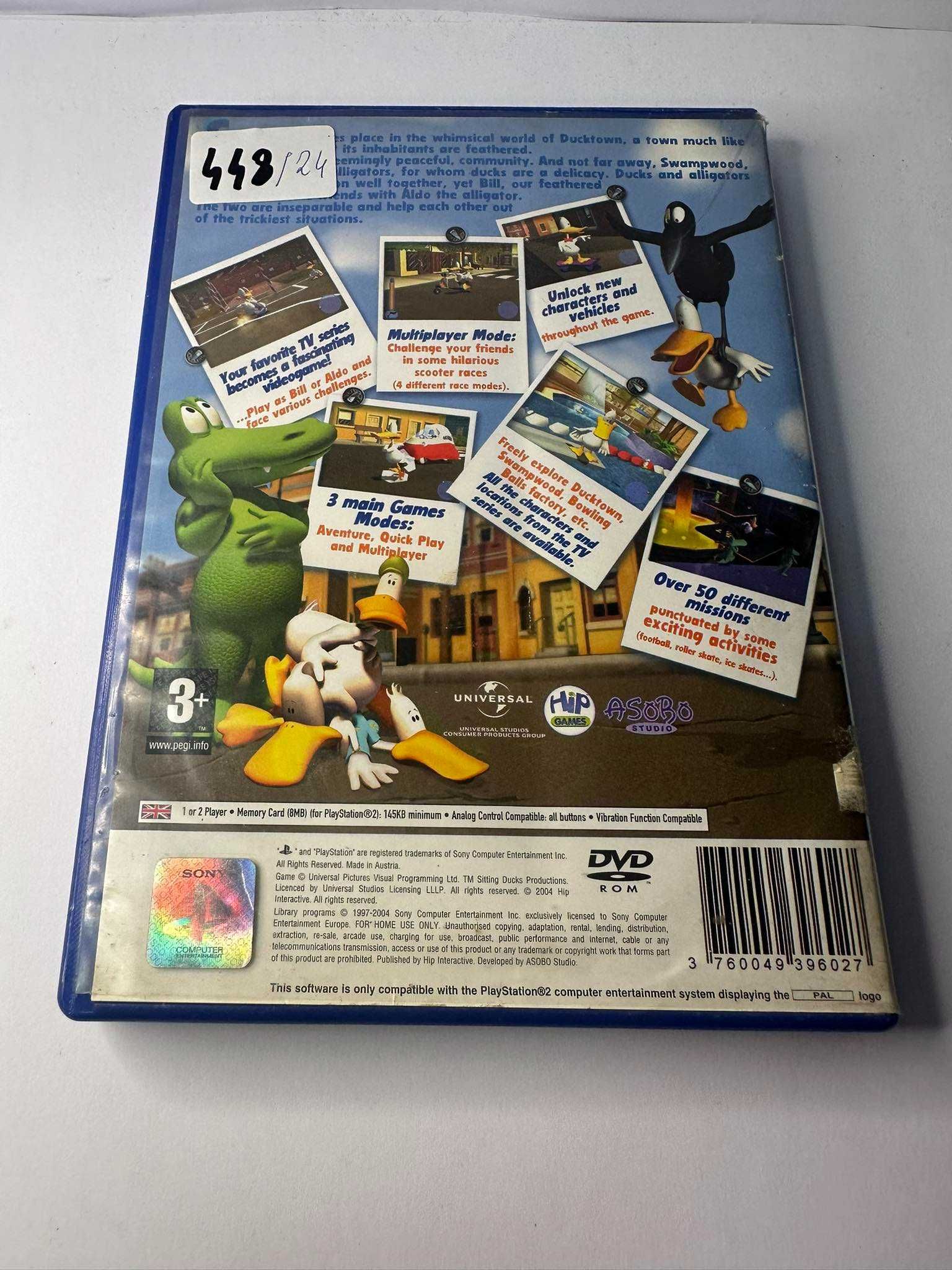 Gra SITTING DUCKS Sony PlayStation 2  (448/24) tyl