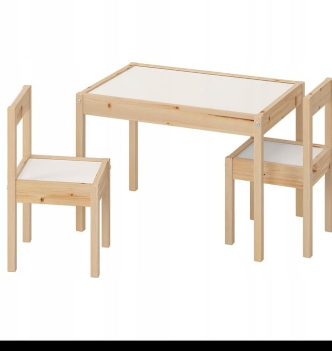 Zestaw ikea latt stolik plus 2 krzesła