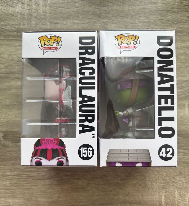 Фігурки Funko Pop Monster High Draculaura, TMNT Donatello