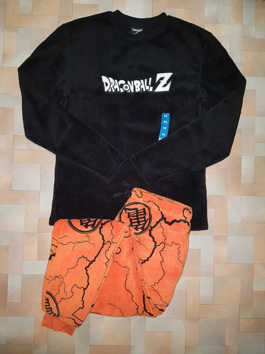 Dragon Ball Z мега теплый пушистый комплект, пижама плюш Primark