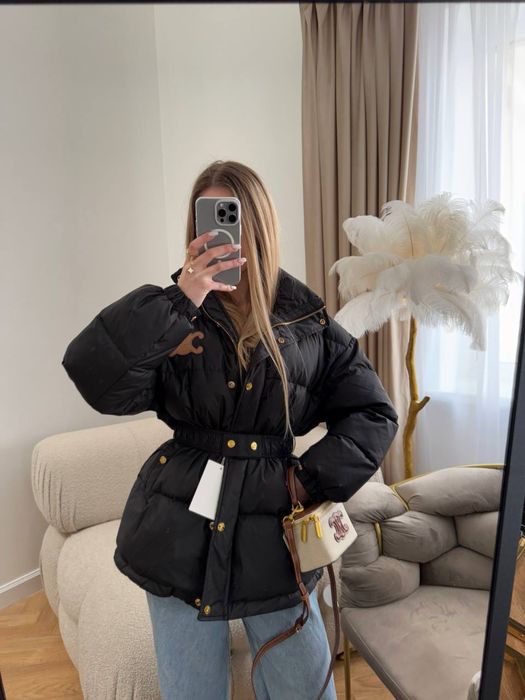 Пухова куртка в стилі Celine