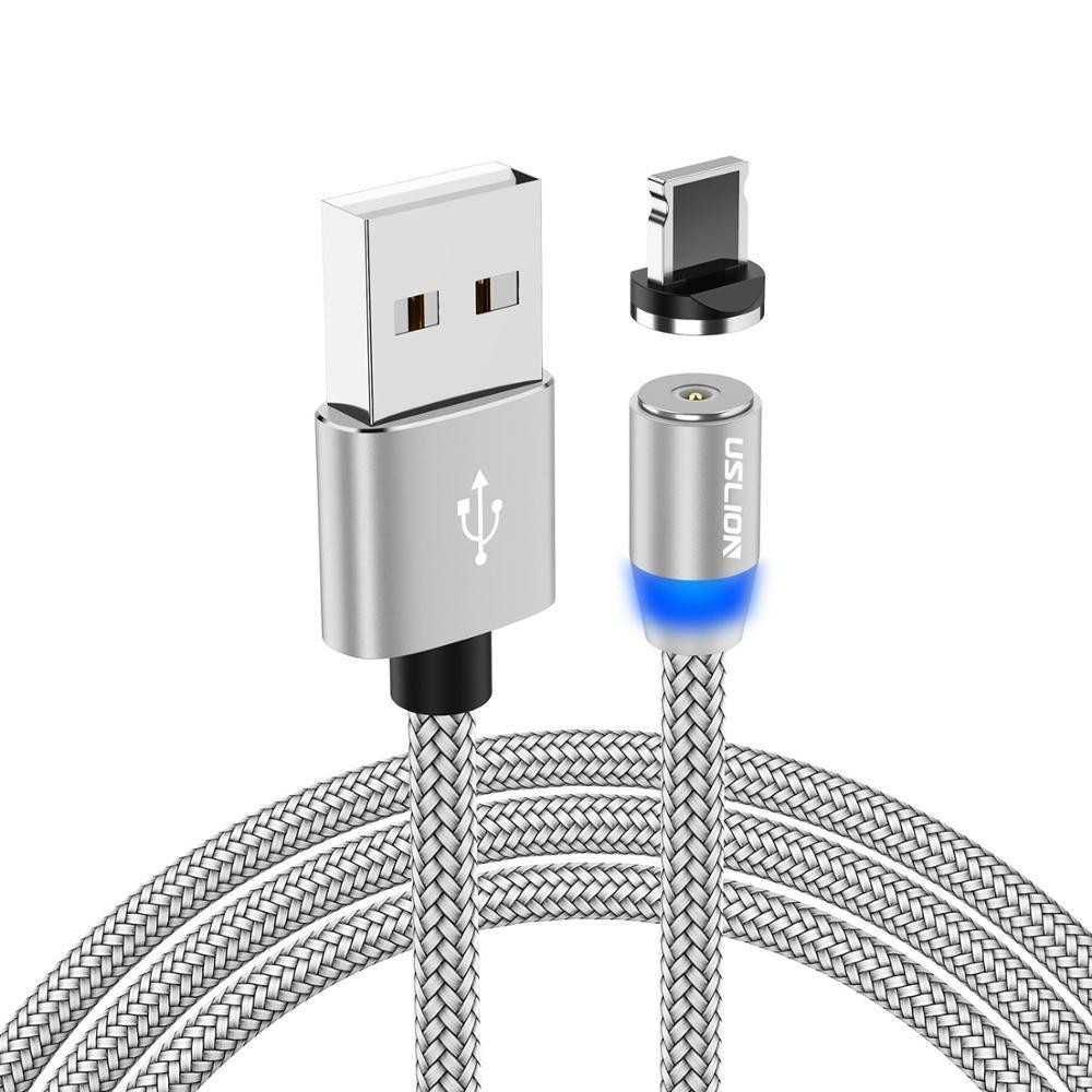 Магнітний кабель шнур зарядка 2 метра (micro usb /type-c)