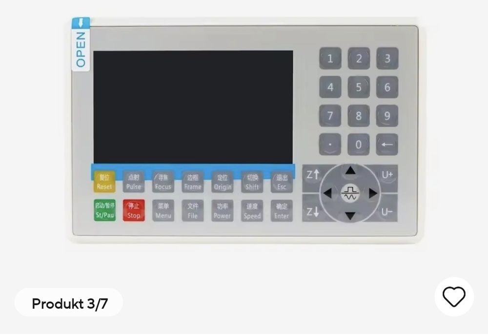Kontroler Ruida RDC6445G do grawerowania i cięcia laserowego