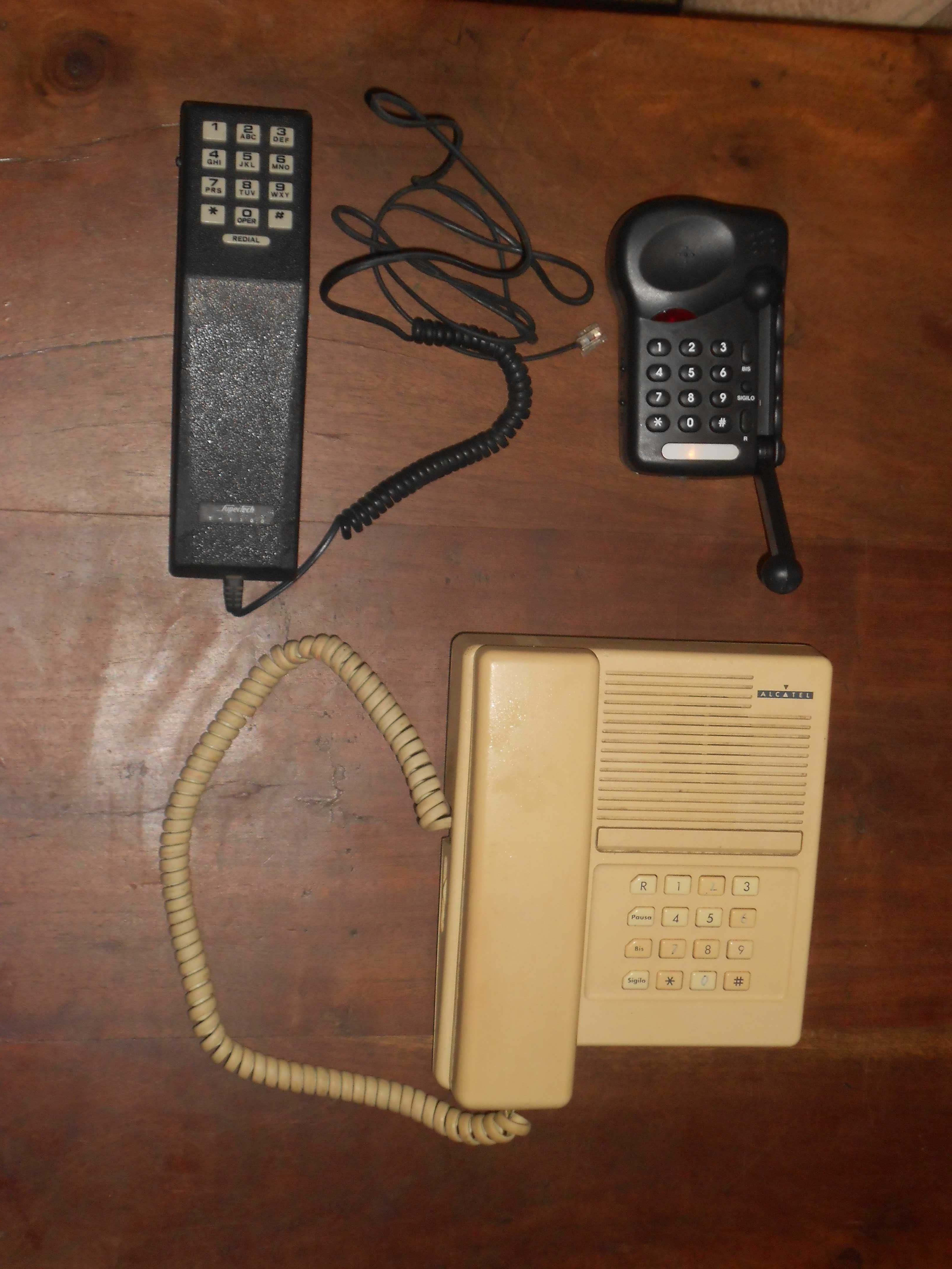 Telefones antigos vintage retro varios modelos