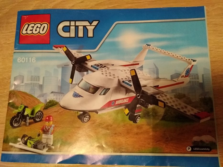 LEGO city 60116 samolot ratowniczy