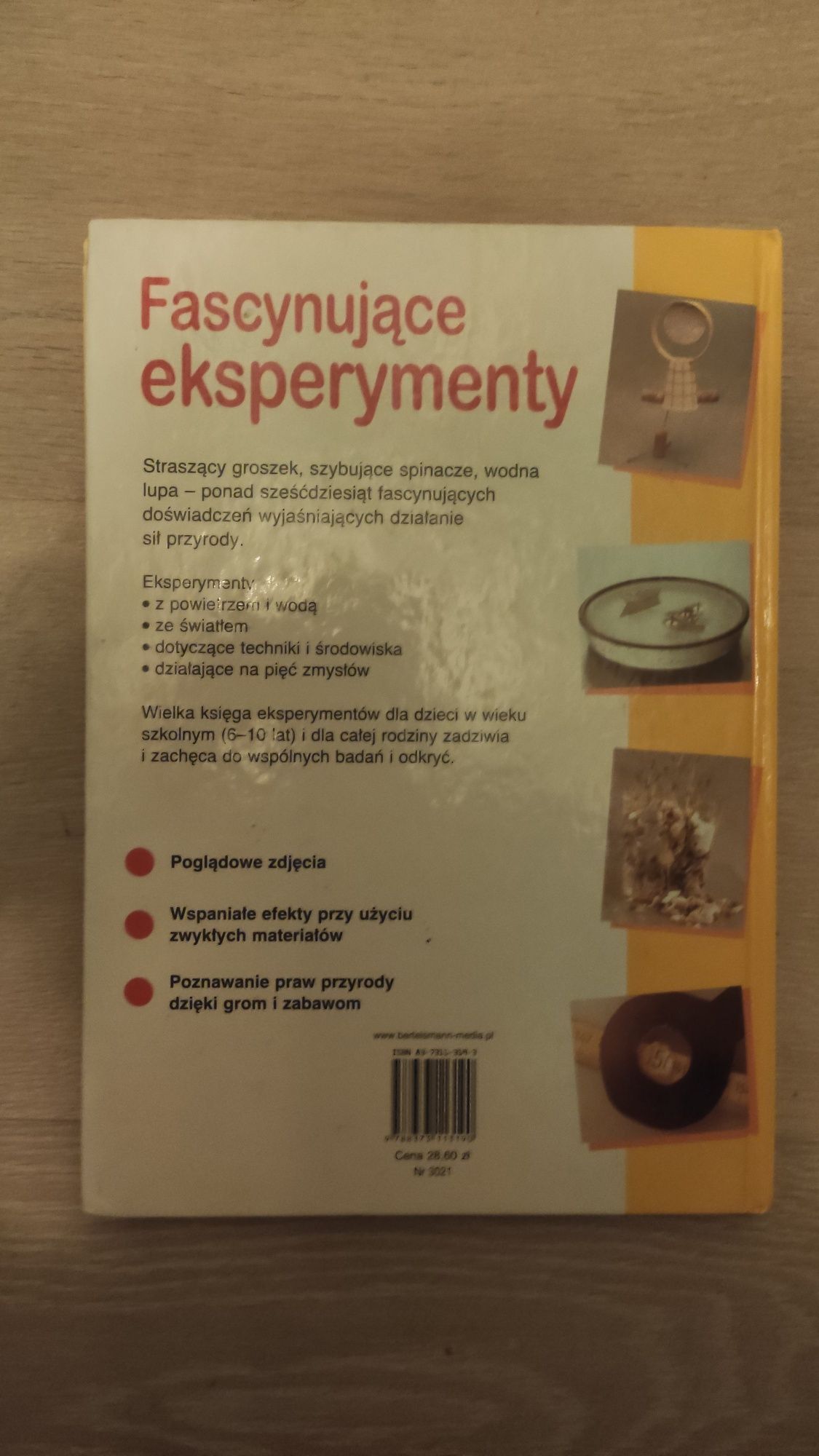 Książka dla dzieci "Fascynujące eksperymenty"