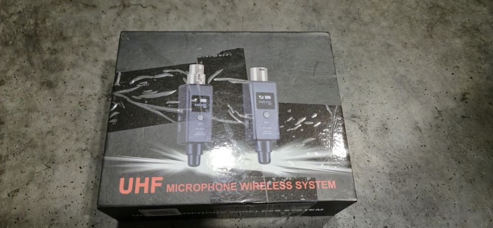 Bezprzewodowy system mikrofonowy UHF Adapter XLR