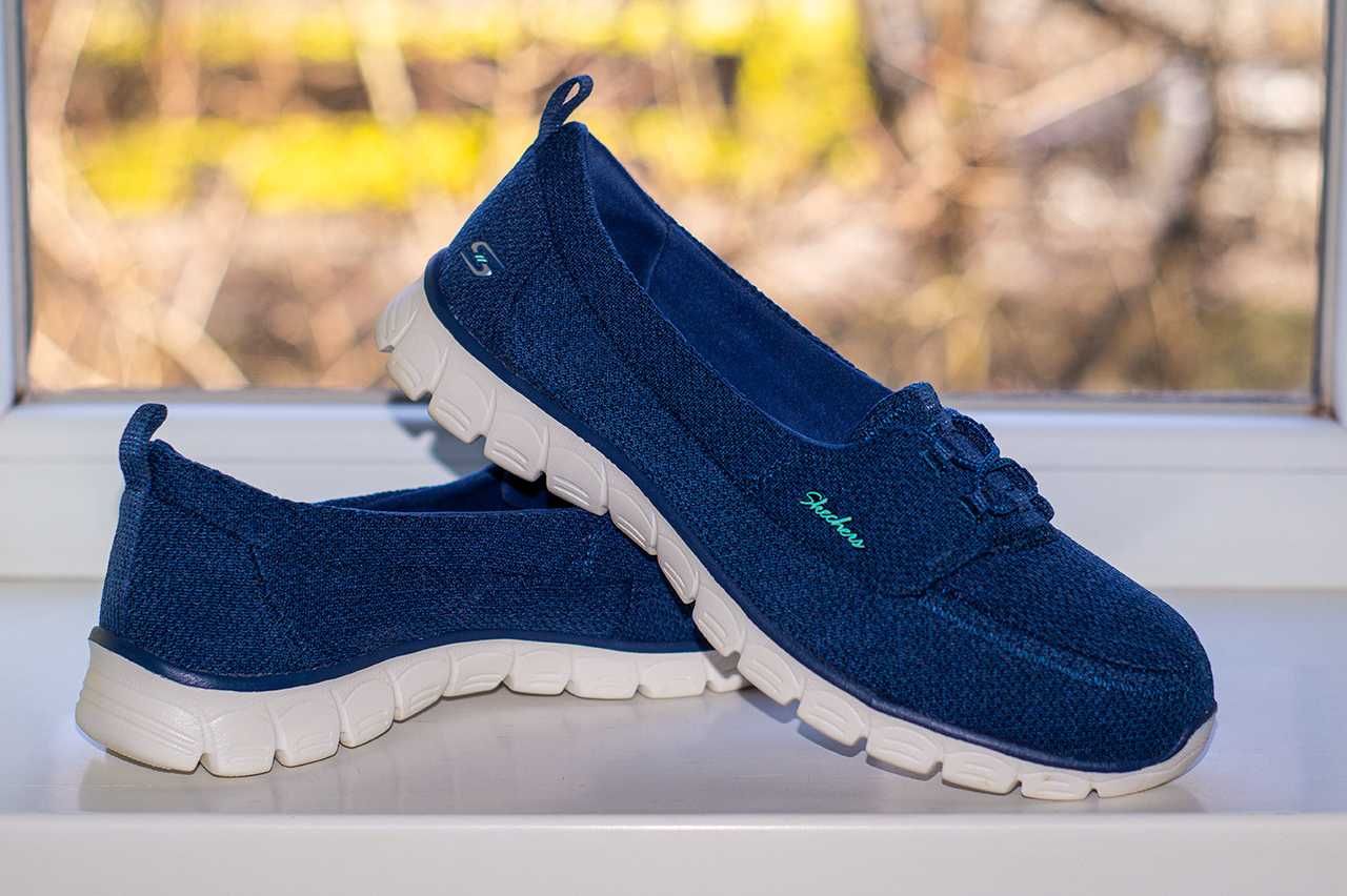 ‼️Сліпони, снікерси Skechers EZ Flex 3.0 23423 NVY Blue 41 р оригінал