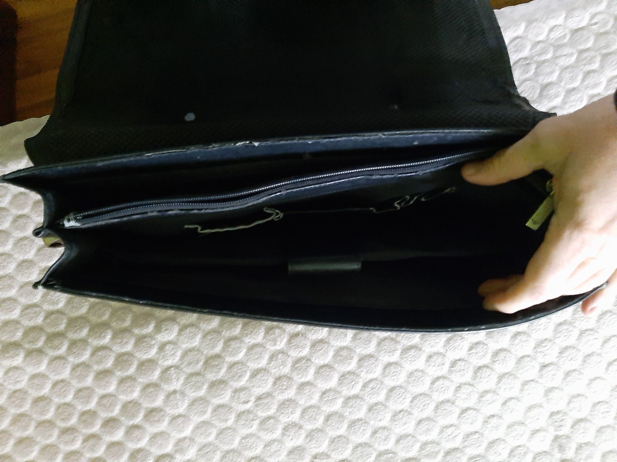Шкіряний портфель (сумка) Giorgio Armani