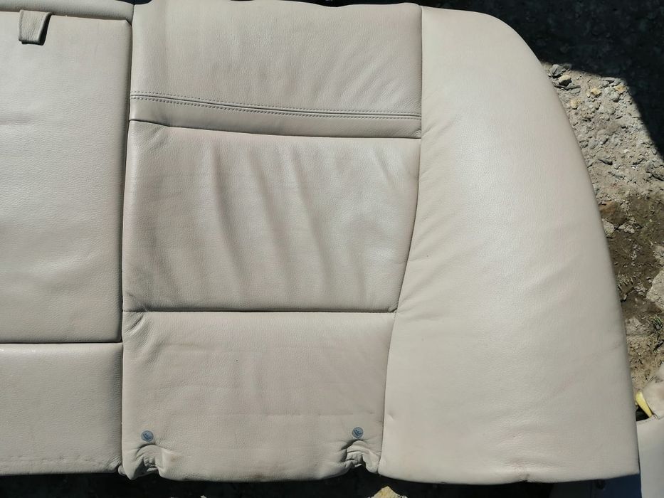 Wnętrze fotele BMW E90 kremowe beżowe Komplet