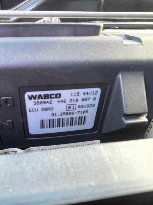Sterownik komputer Wabco Ecu ZBR2 Man Tgl Tgm Tgx Tga Tgs Euro 5 2012r