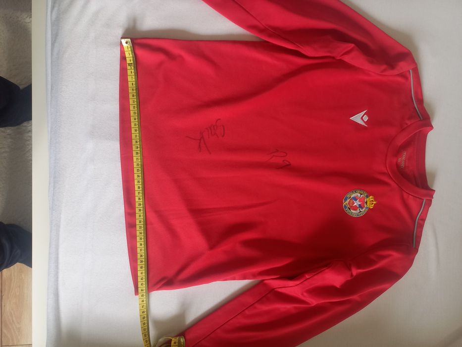 Bluza Macron treningowa Wisła Kraków z autografem