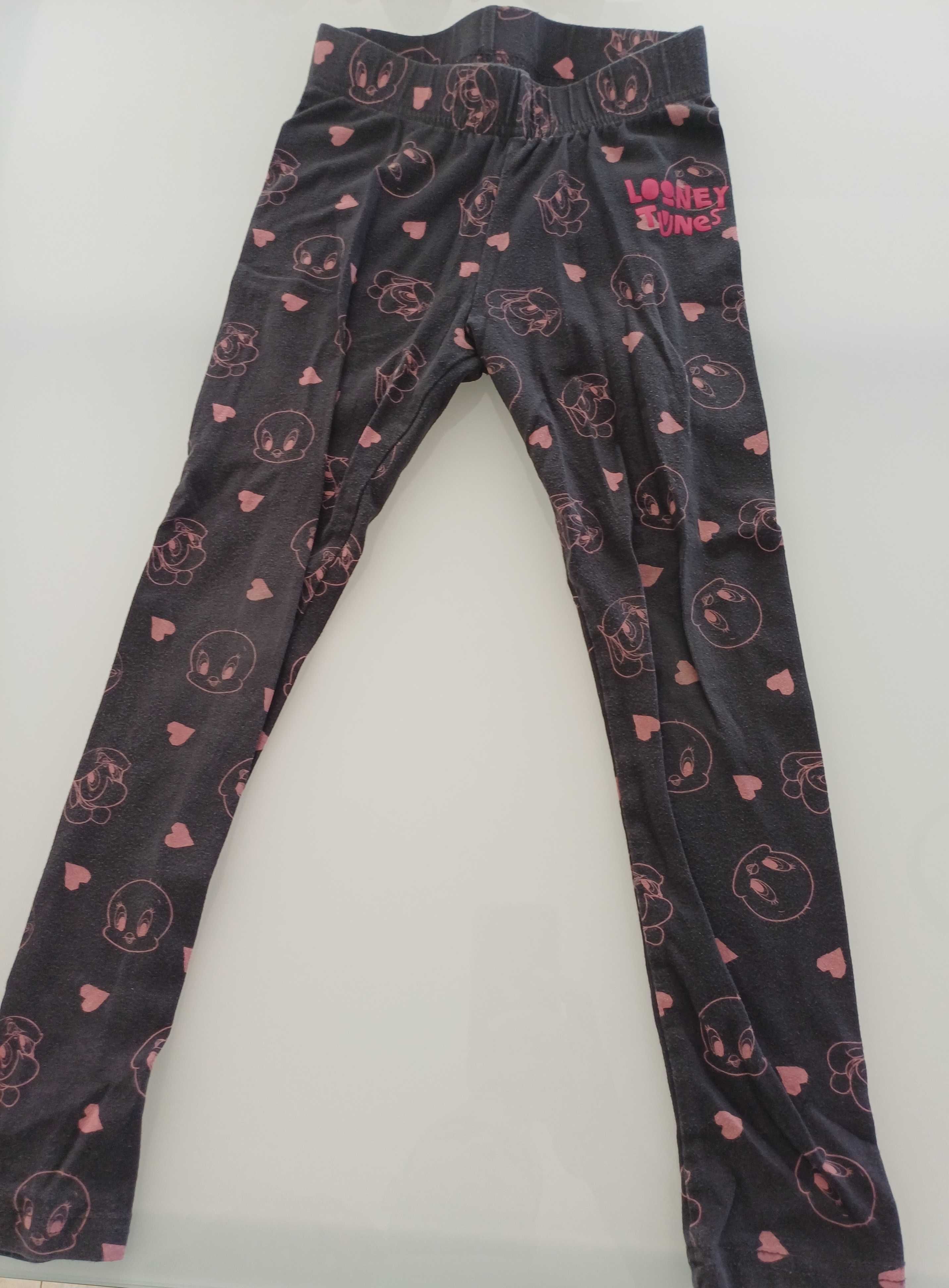 Conjunto leggings +camisola looney tunes em excelente estado tamanho 6