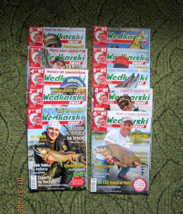 Wędkarski Świat 10 numerów