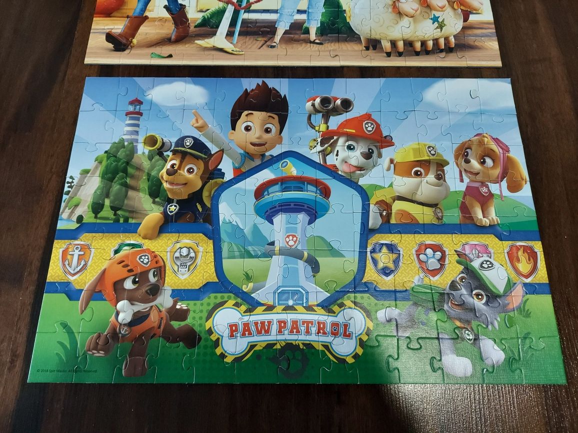 Puzzle Trefl Toy Story 4 i Psi Patrol