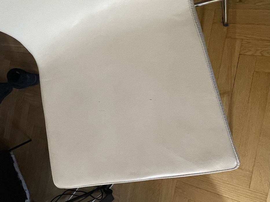 2 hokery skórzane wysokie krzesła IKEA BERNHARD