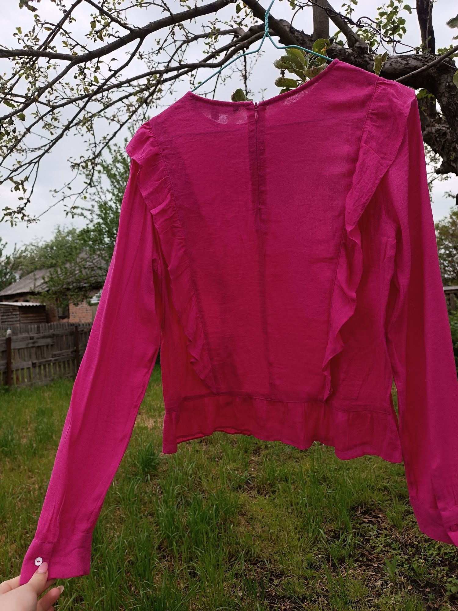 Блузка кольору фуксія, рожева фірми kappAhi