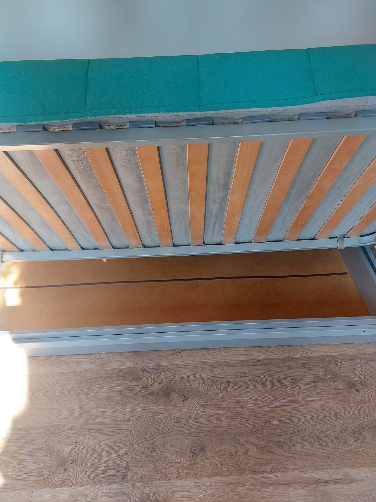 Sofa rozkładana 3-os. i materac wszystko IKEA stan idealny