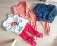 Piżamy i bluza Next r.92