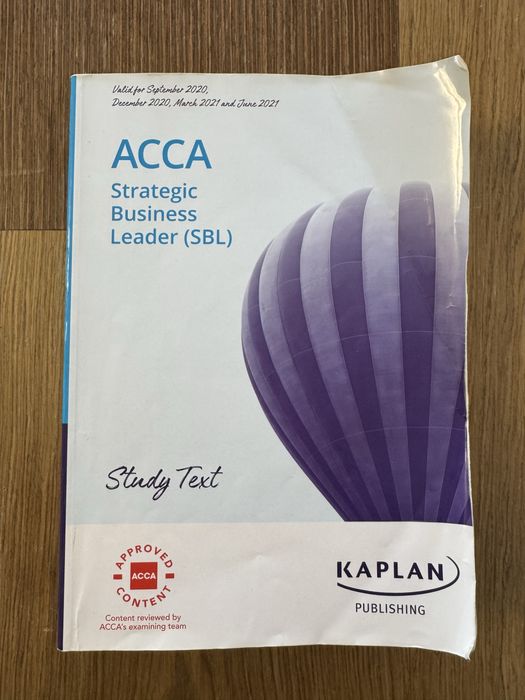 ACCA SBL-INT Strategic Business Leader Study Text Exam kit