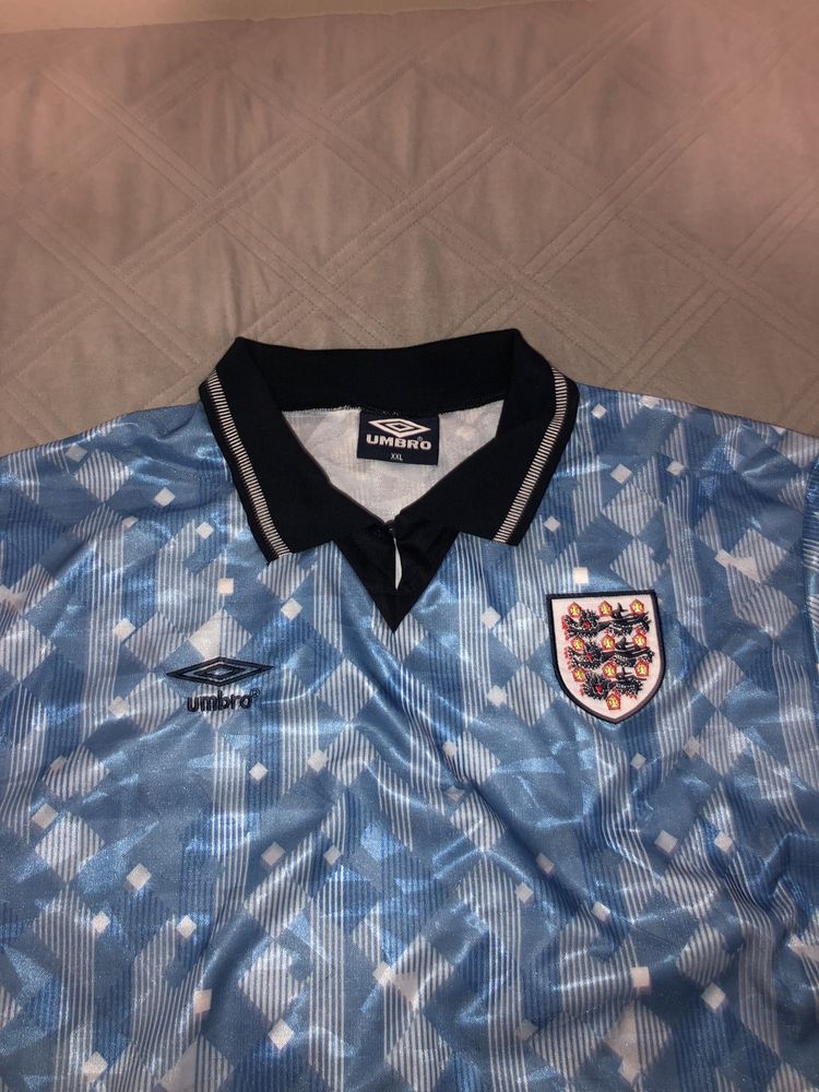 Anglia England koszulka piłkarska retro Umbro