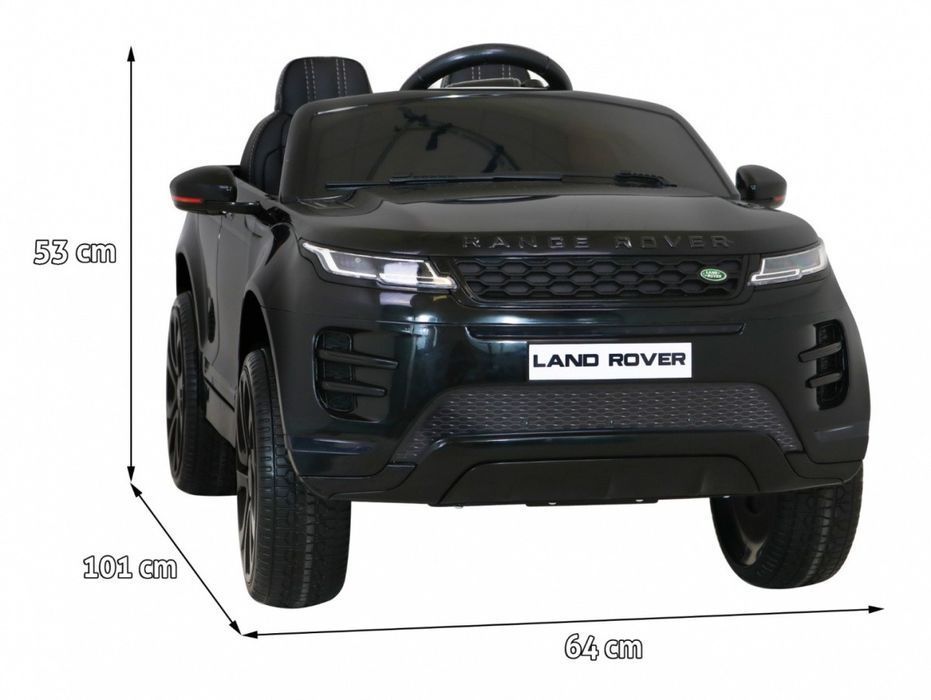 Range Rover Evoque Na Akumulator Dla Dzieci Czarny Pilot Wolny Start