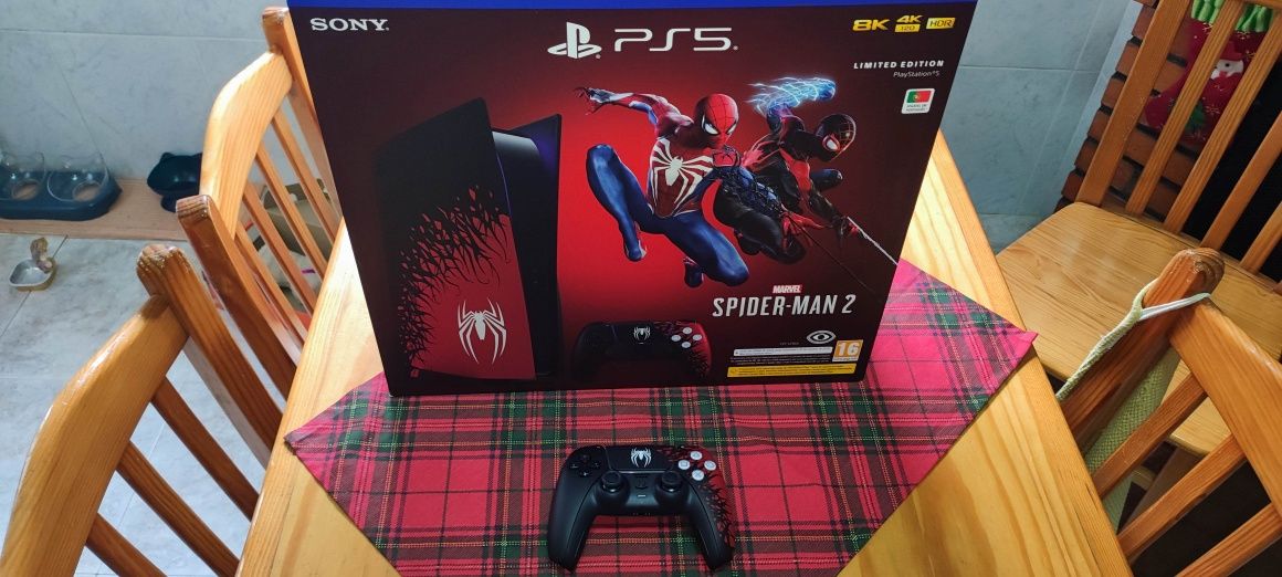 Comando Spiderman II (2) Dualsense Playstation 5 (PS5) NOVO