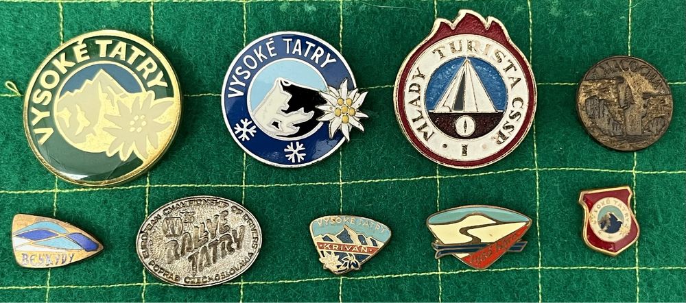 Odznaki górskie turystyczne Tatry Beskidy