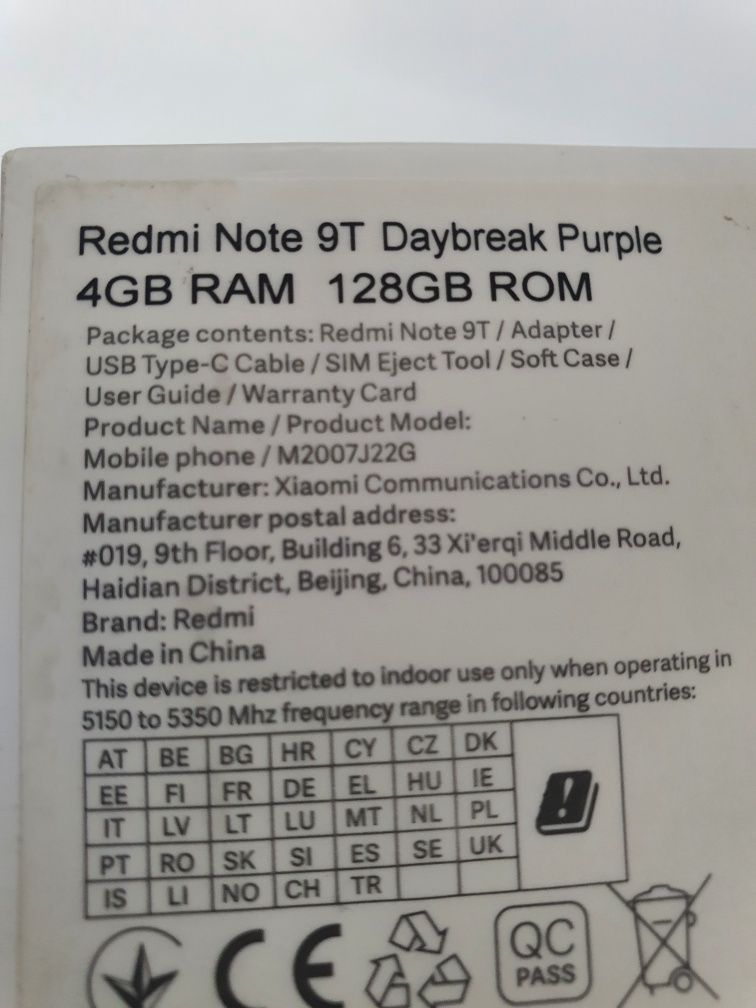 Xiaomi Redmi 9T 5G 128GB