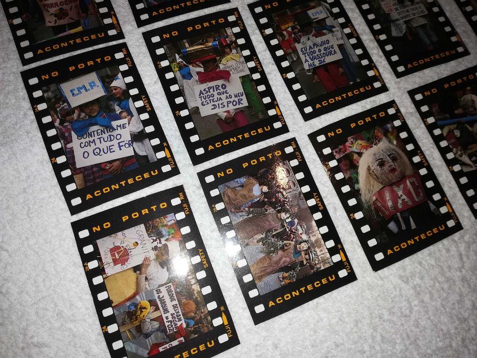 cortejo carnaval crianças do porto 1984 (20 calendários) coleção rara