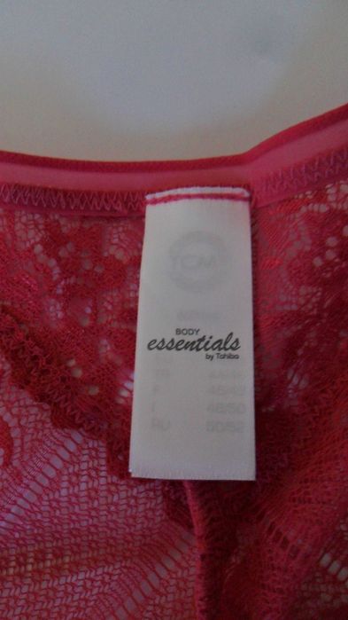 NOWE 42 44 46 XL XXL Tchibo brazylijskie różowe majtki figi koronkowe