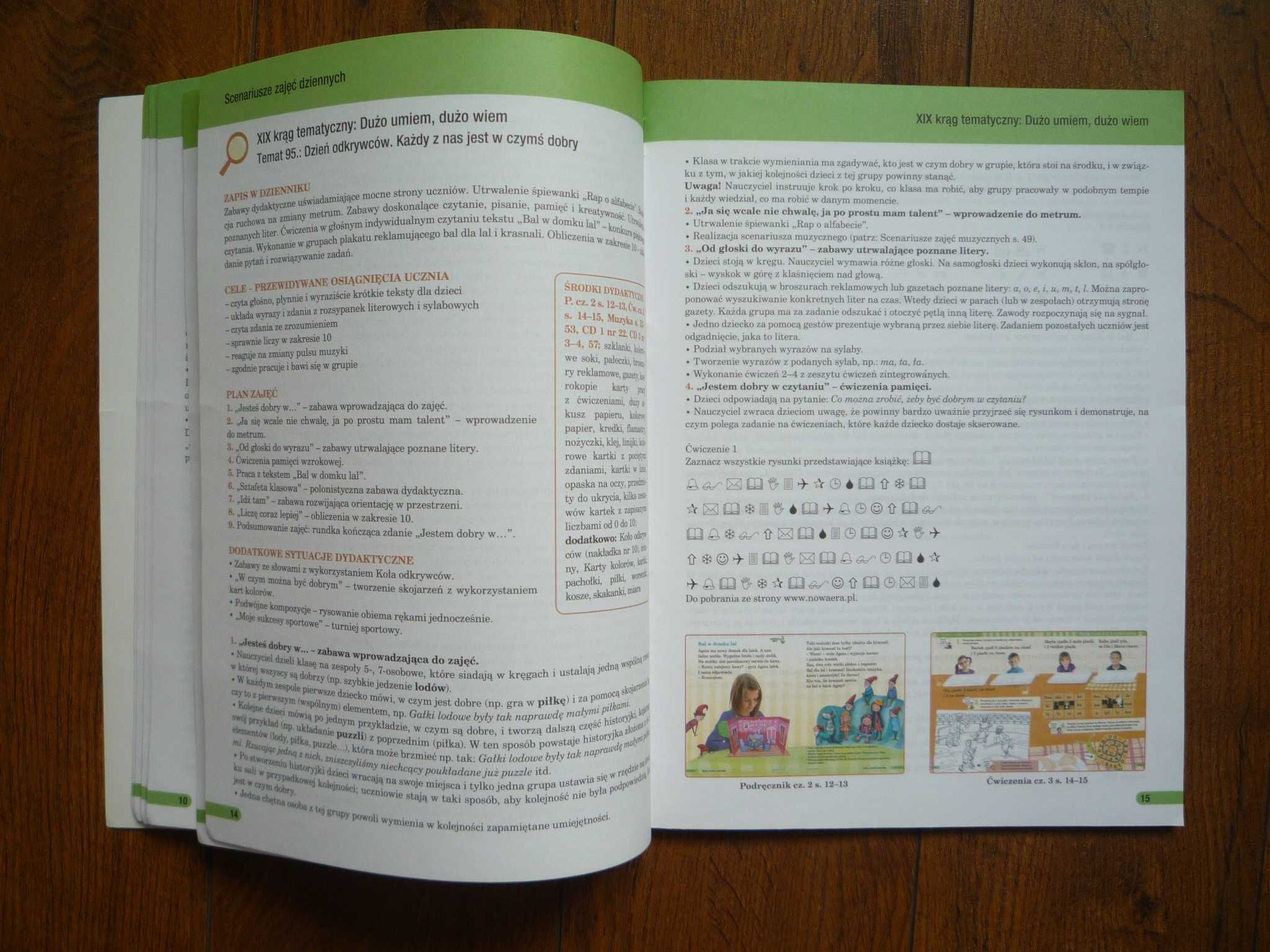 Elementarz XXI wieku 1 Scenariusze zajęć Rozkład materiału