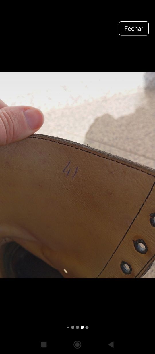Botas militares do exército tamanho 41