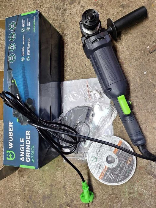 Nowa Szlifierka Kątowa Kątówka 1600w Z Regulacją + 10 Tarcz