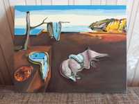 акриловая живопись Постоянство памяти Дали Salvador Dali